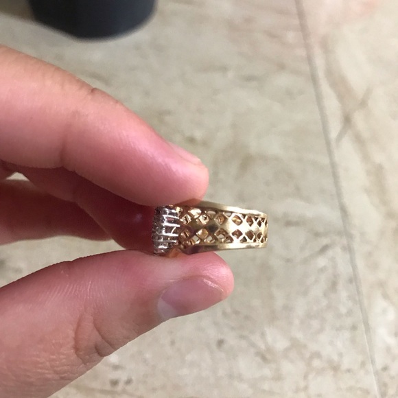 🌺Authentic 14K Yellow Heart Ring approx .30cts! - Picture 6 of 7